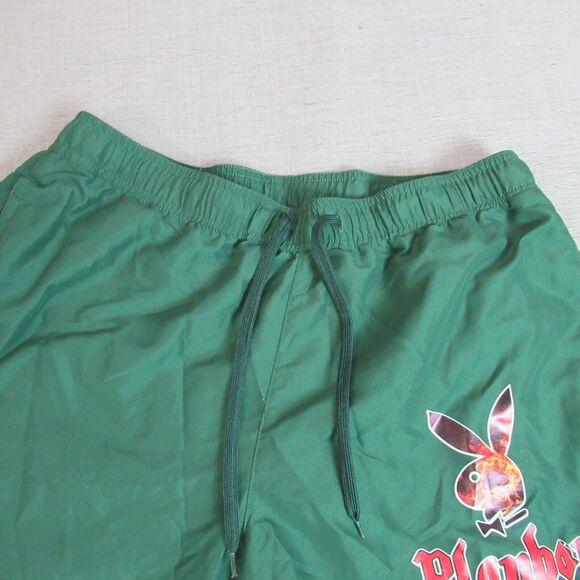 Playboy Pacsun Swim Shorts Mens Size Medium Green Short Beach Pool Vacation - Picture 3 of 13